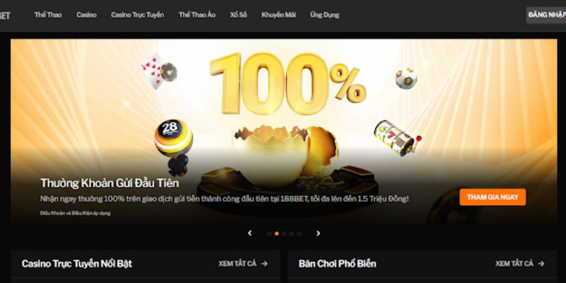 188bet nhà cái uy tín hiện nay