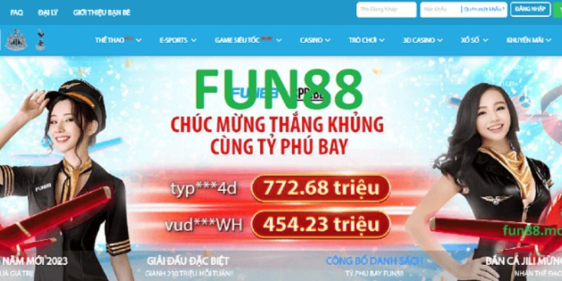 Lựa chọn Fun88 hàng đầu