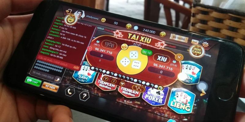 Game tài xỉu trên điện thoại