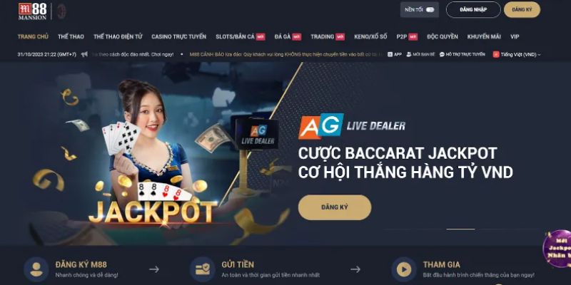 Các loại hình trò chơi nổi tiếng M88
